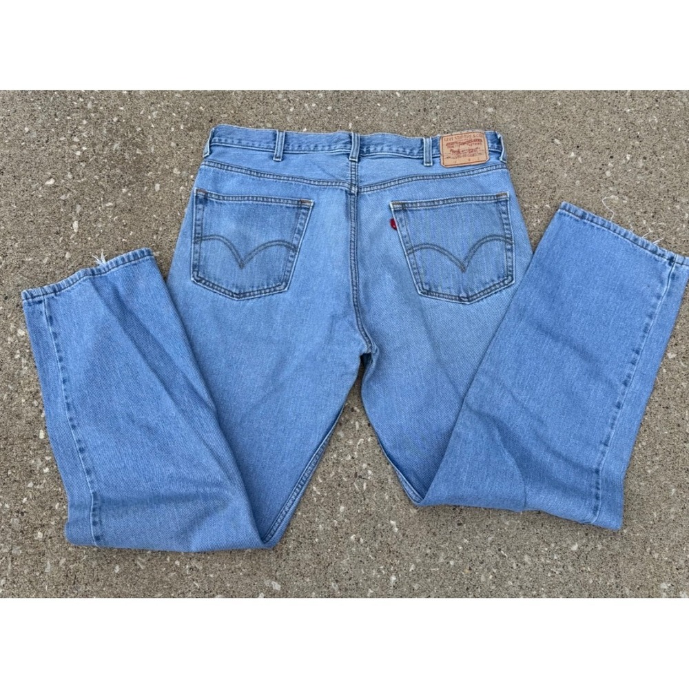 Levi's 505 Regular Fit Men's Jeans Light Wash Size 40x34 Made in 08